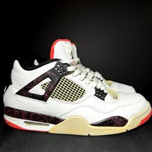 Size 10.5 - Nike Air Jordan 4 Retro Pale Citron Men's Shoes